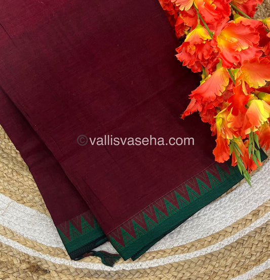 Narayanapet Mercerised Cotton Saree - VVNMC001