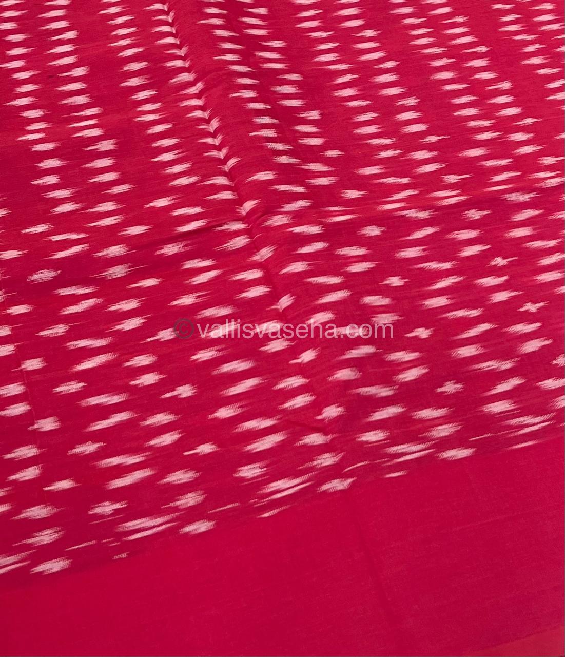Ikkat Mercerised Cotton Saree - VVIKS001