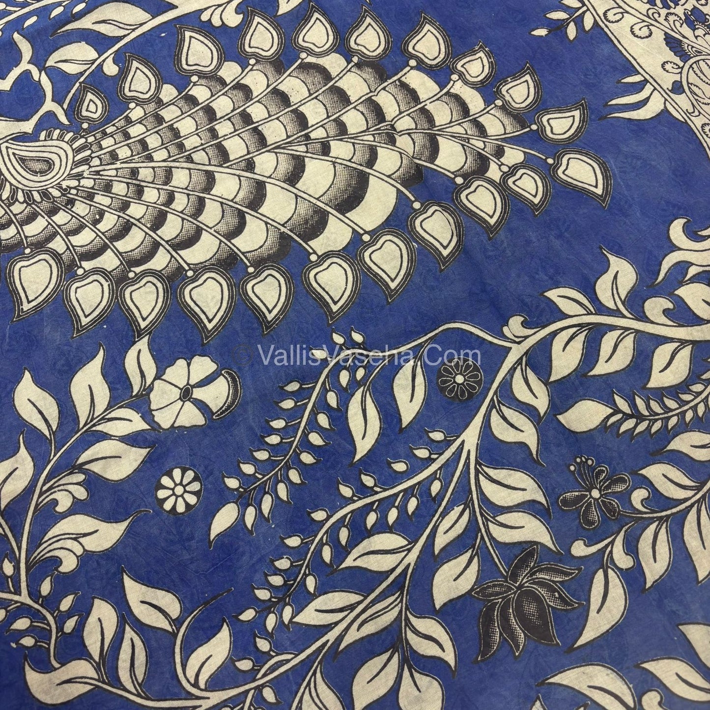 Pure Kalamkari Cotton Saree - VVPKC002