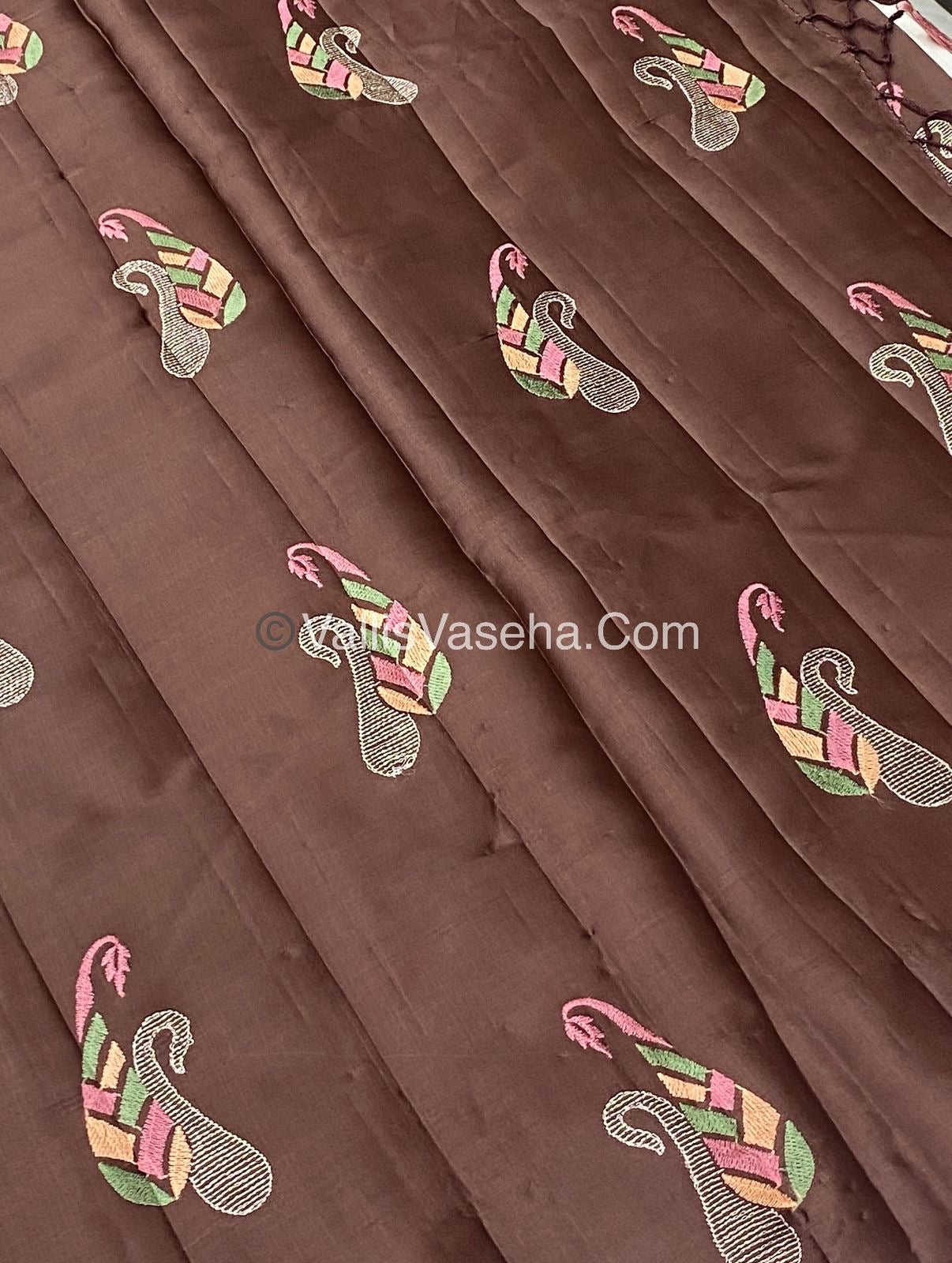 Butter Silk - Brown & Purple Combo - VVBS002