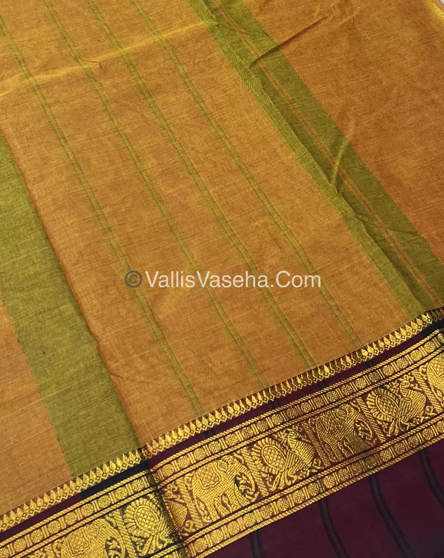 10 Yards - Kanchi Cotton Saree - VVKC901