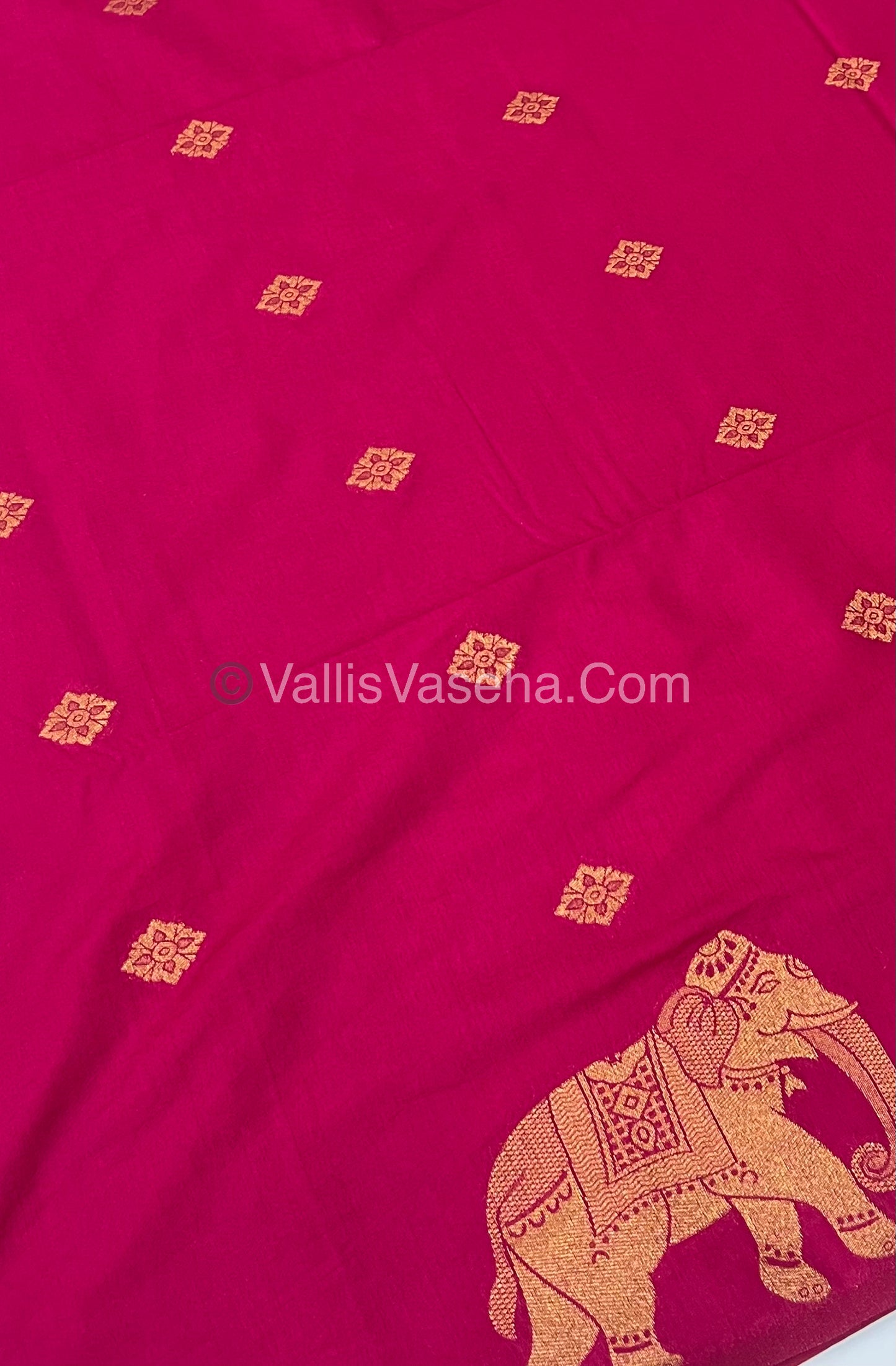 Mulberry Semi Silk - Dark Pink Shade - VVMSS001