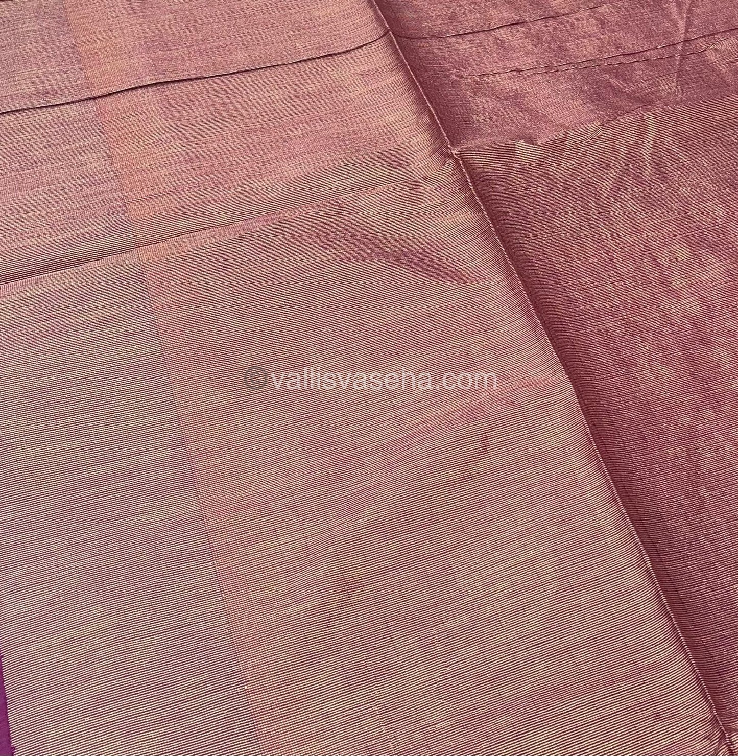 Semi Raw Silk - Lakshadeepam Design Weaving - VVRS004