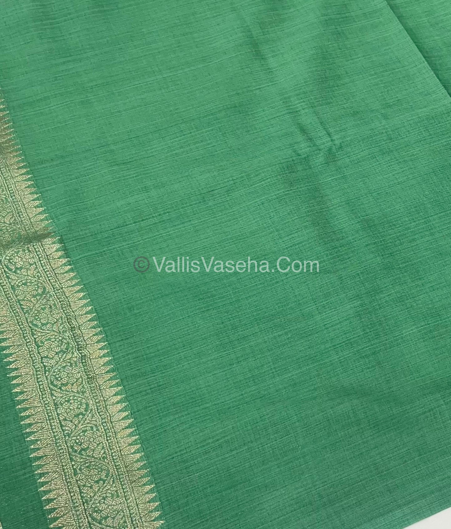 Banarasi - Heritage Silk - Semi Kathan Silk - Light Green Shade - VVBHS003