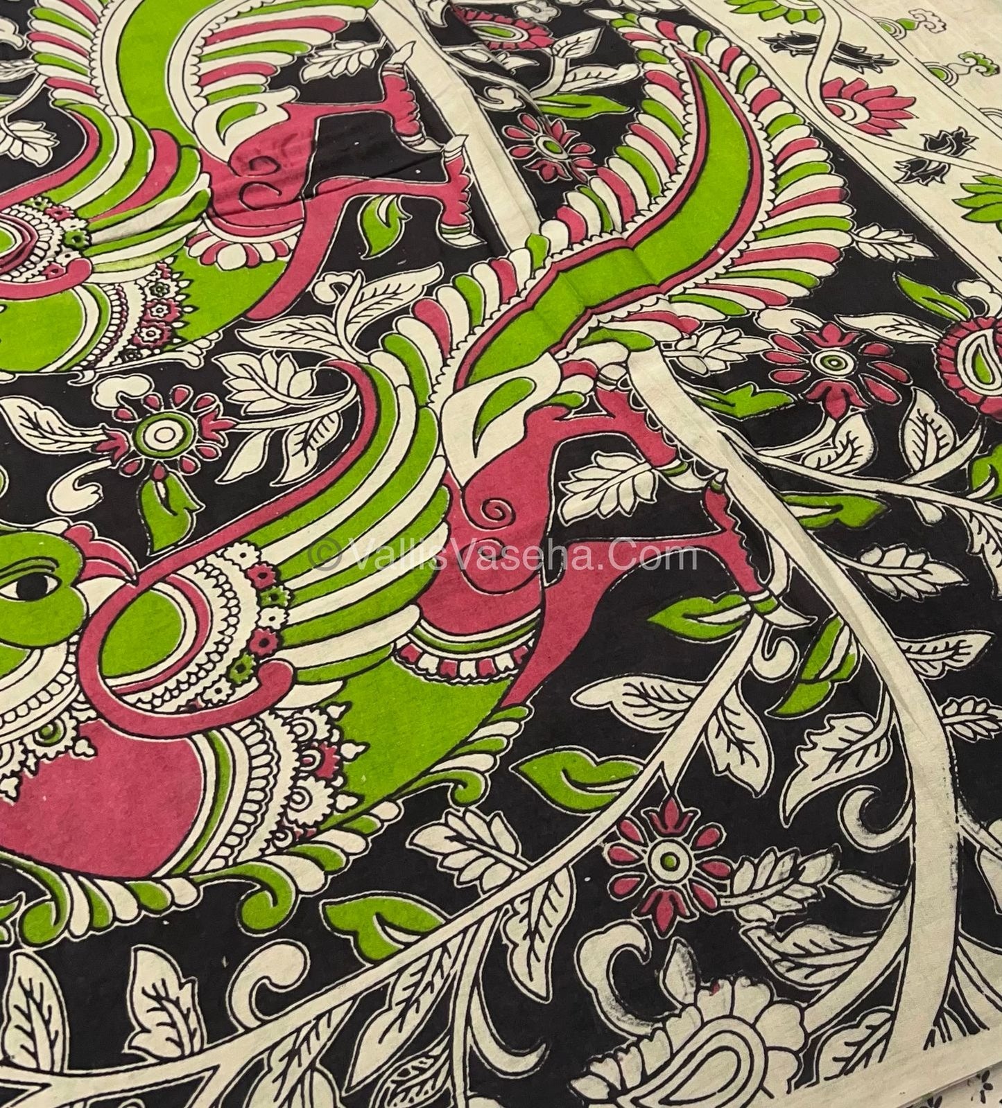 Pure Kalamkari Cotton Saree - VVPKC002