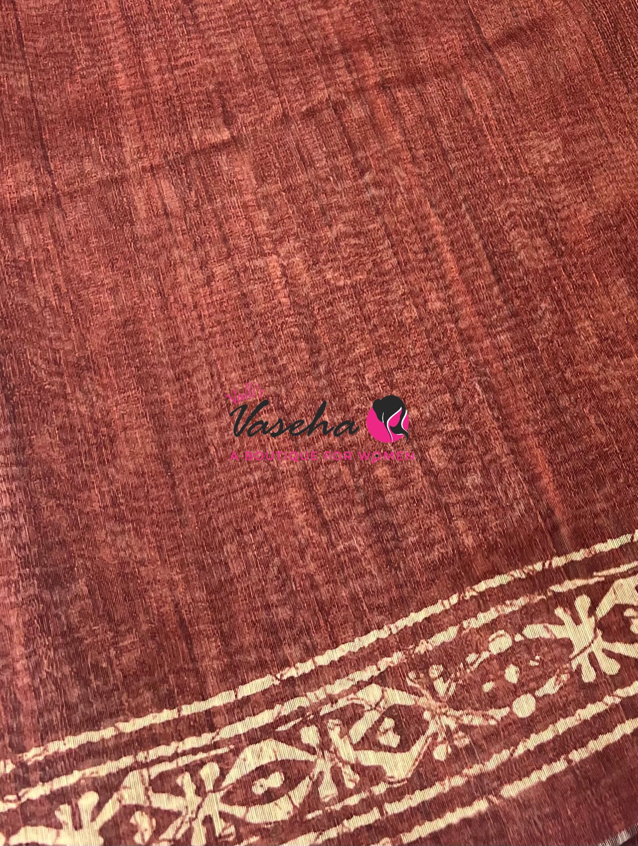 Art Tussar / Art Silk - Maroon Shade - VVATS002