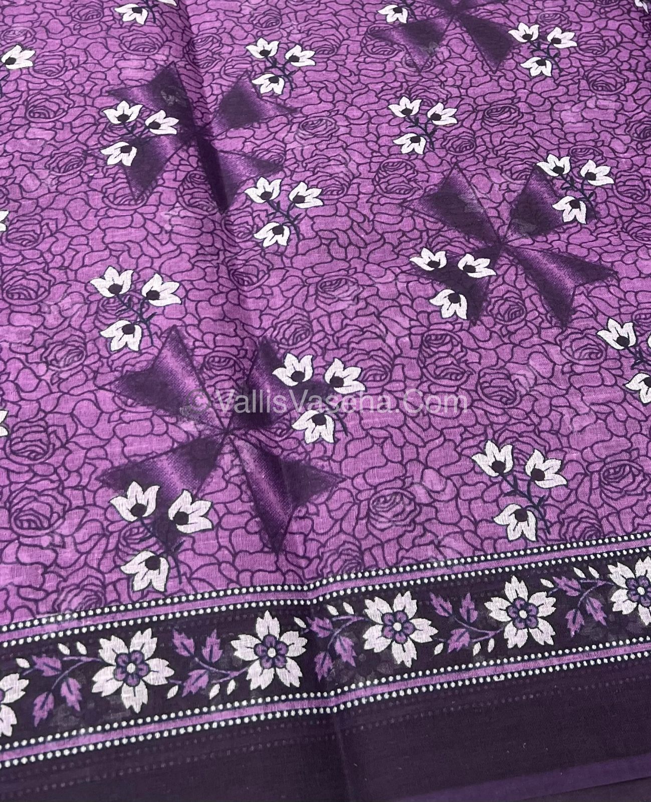 Pure Cotton Voile Saree | VVPVS001