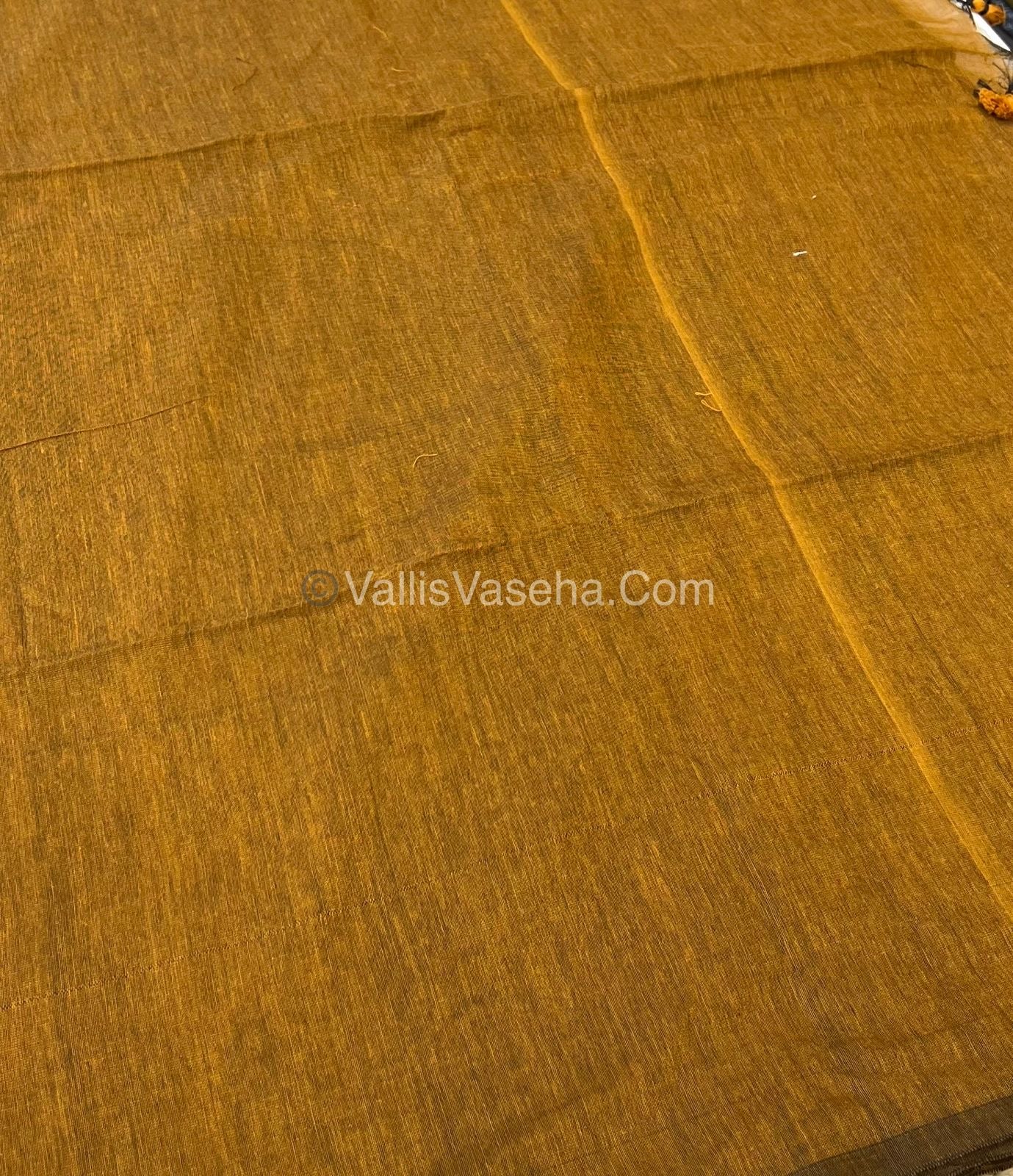 Khadi Cotton Sarees with Kalamkari Blouse - VVKCK001