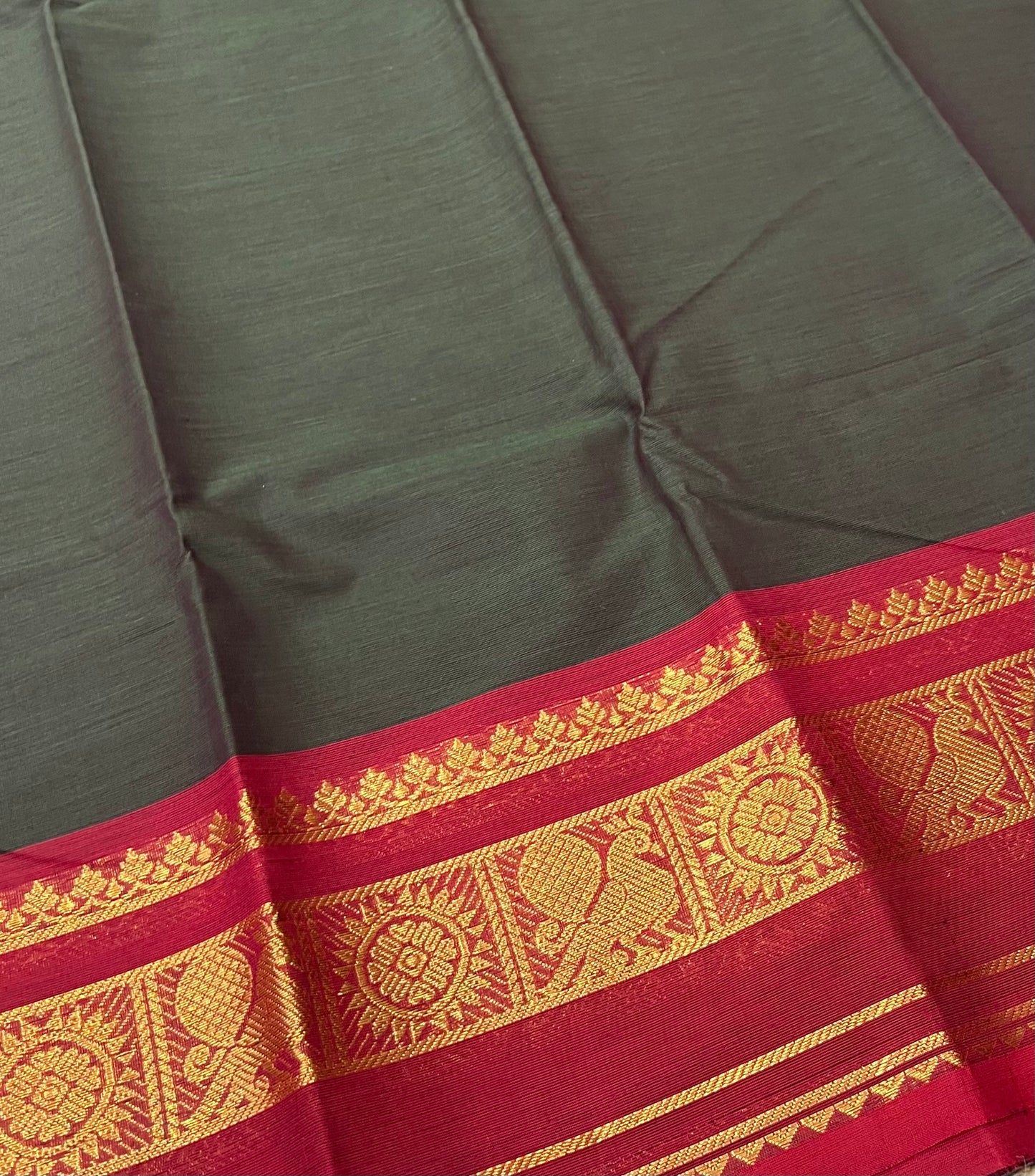 Kanchi Cotton Saree - VVKCS007