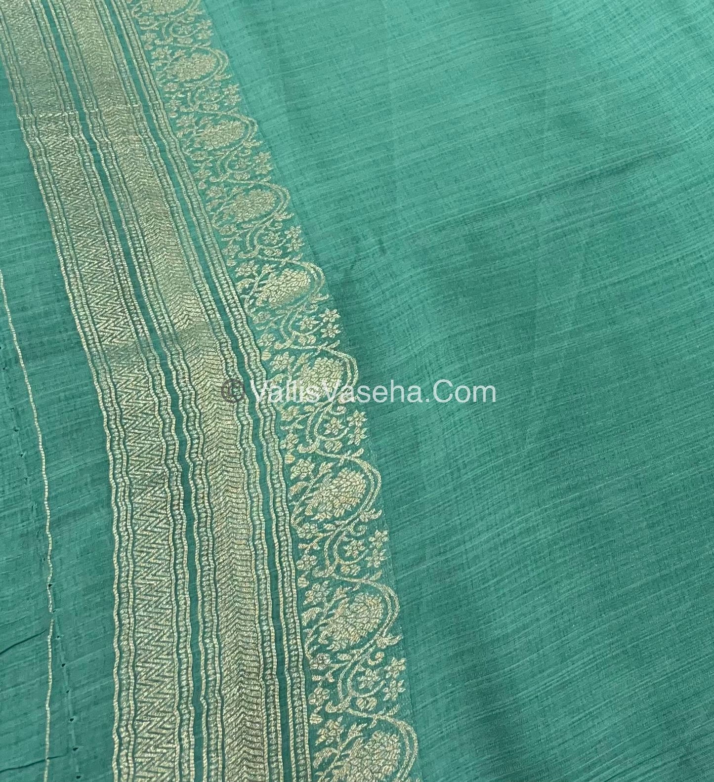 Banarasi - Heritage Silk - Semi Kathan Silk - Green Shade - VVBHS006