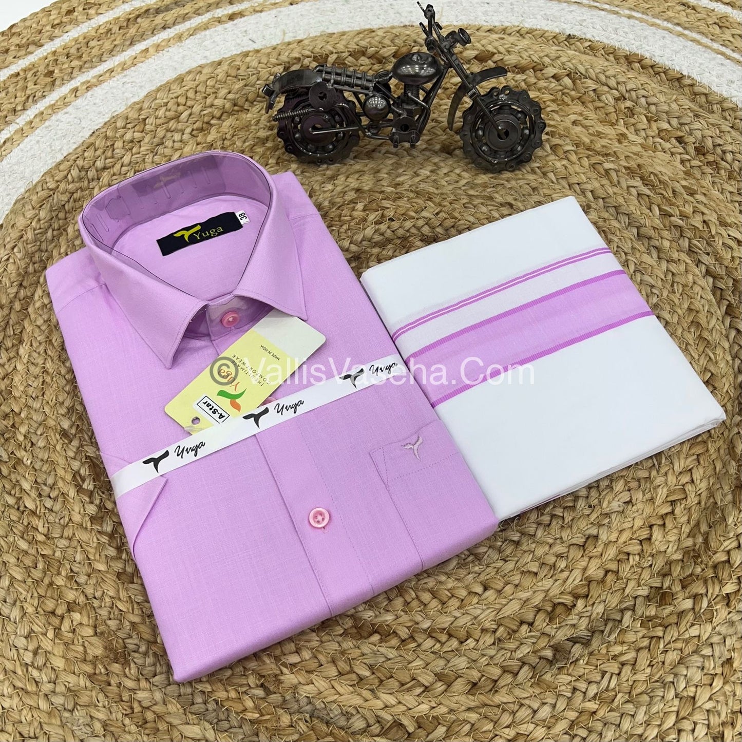 Matching Dhoti and Shirt (HS) & (FS) Set - VVMDS001