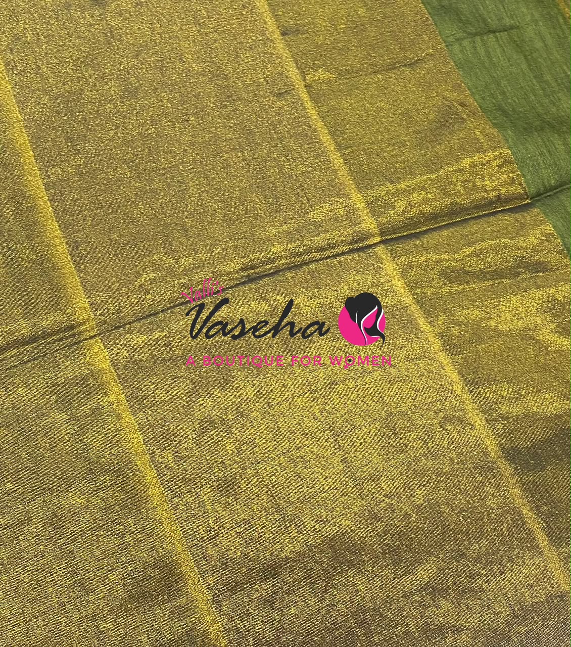 Handloom Cotton Sarees - Light Green Shade - VVKC001