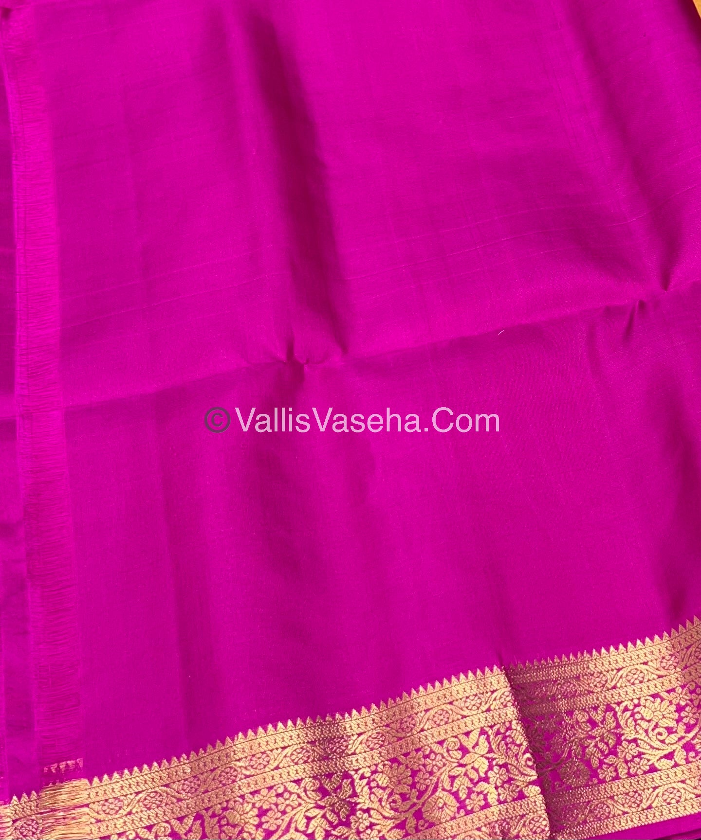 Pure Soft Silk Saree - Kanchi Border - VVPSS033