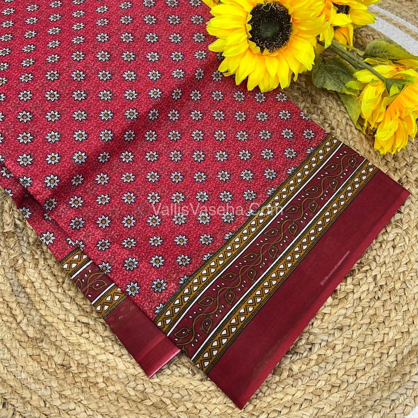 Pure Cotton Voile Saree | VVPVS001