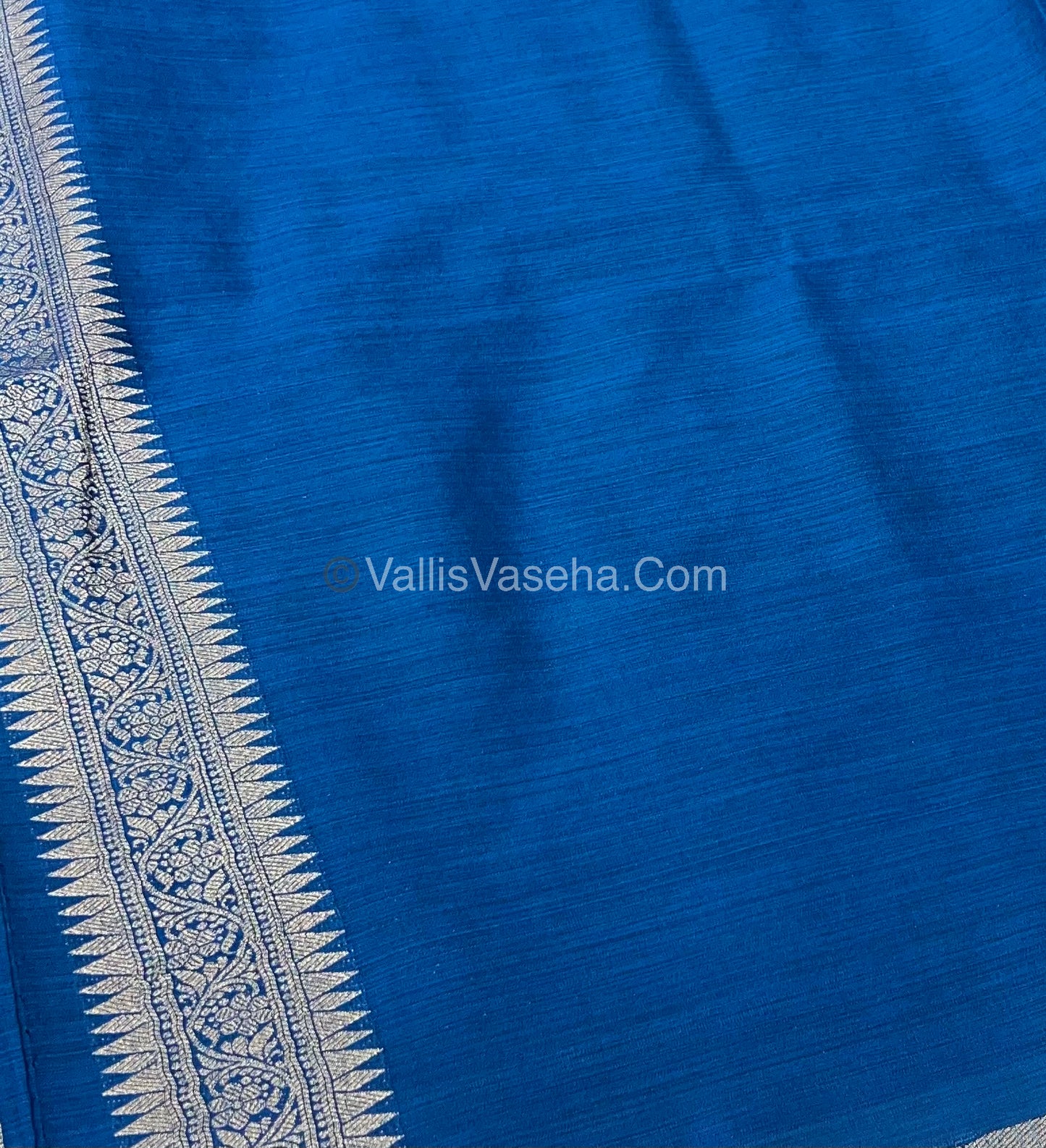 Banarasi - Heritage Silk - Semi Kathan Silk - Dark Blue Shade - VVBHS003