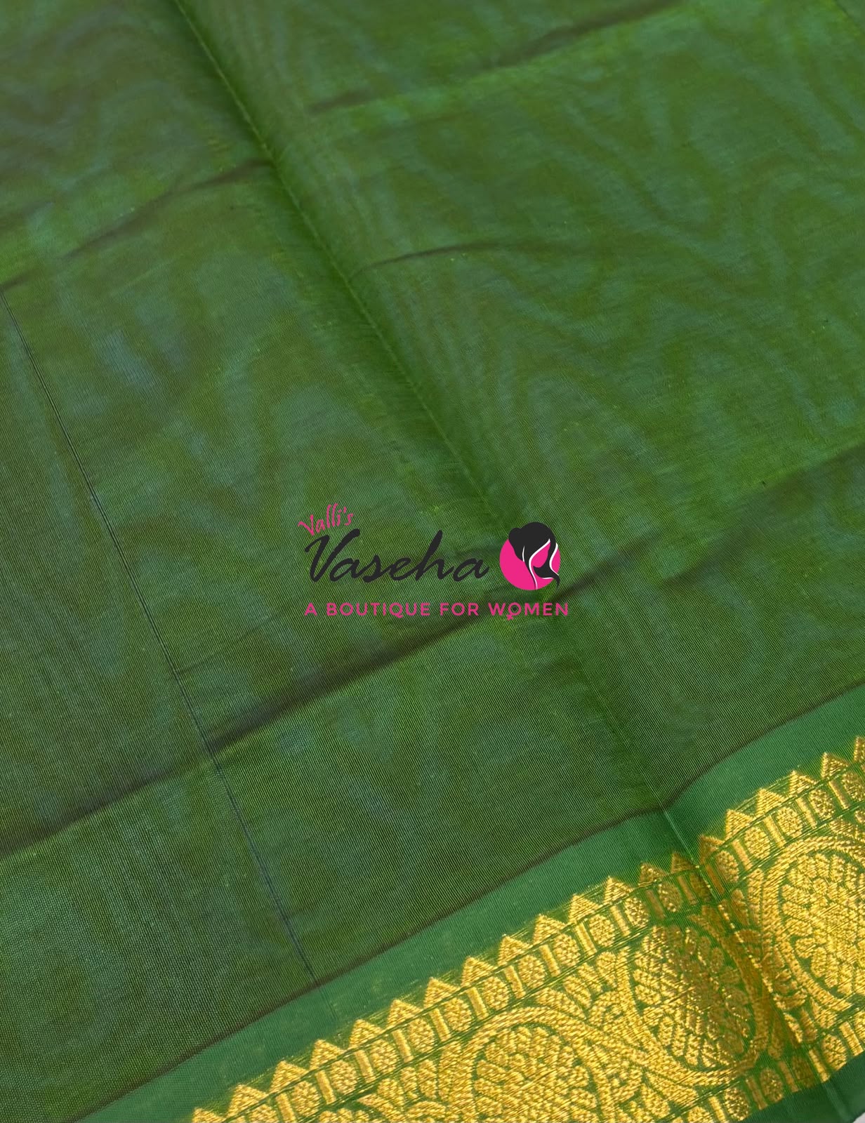 Semi Silk Cotton Saree | Double Leaf Butta Design |VVSSC016