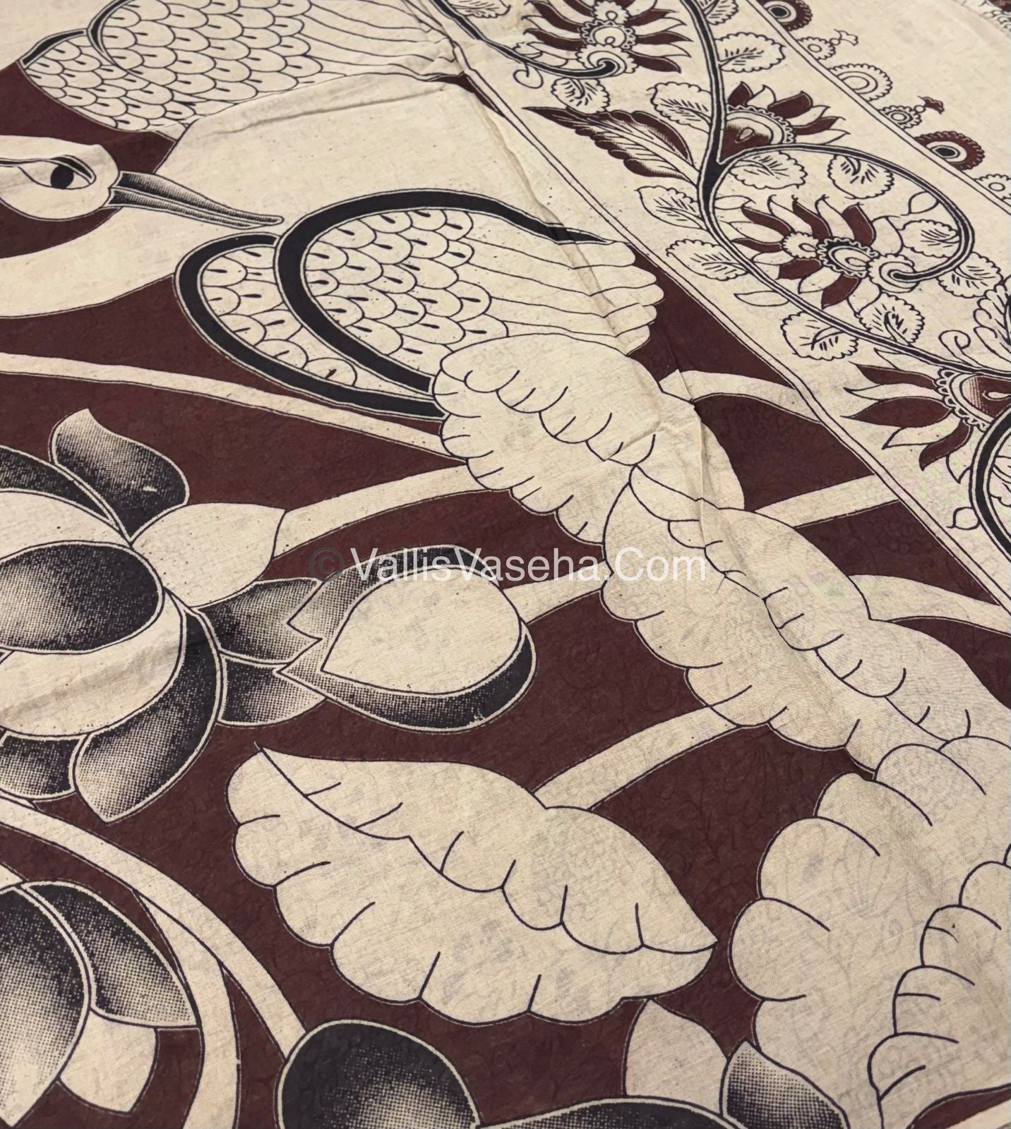 Pure Kalamkari Cotton Saree - VVPKC002