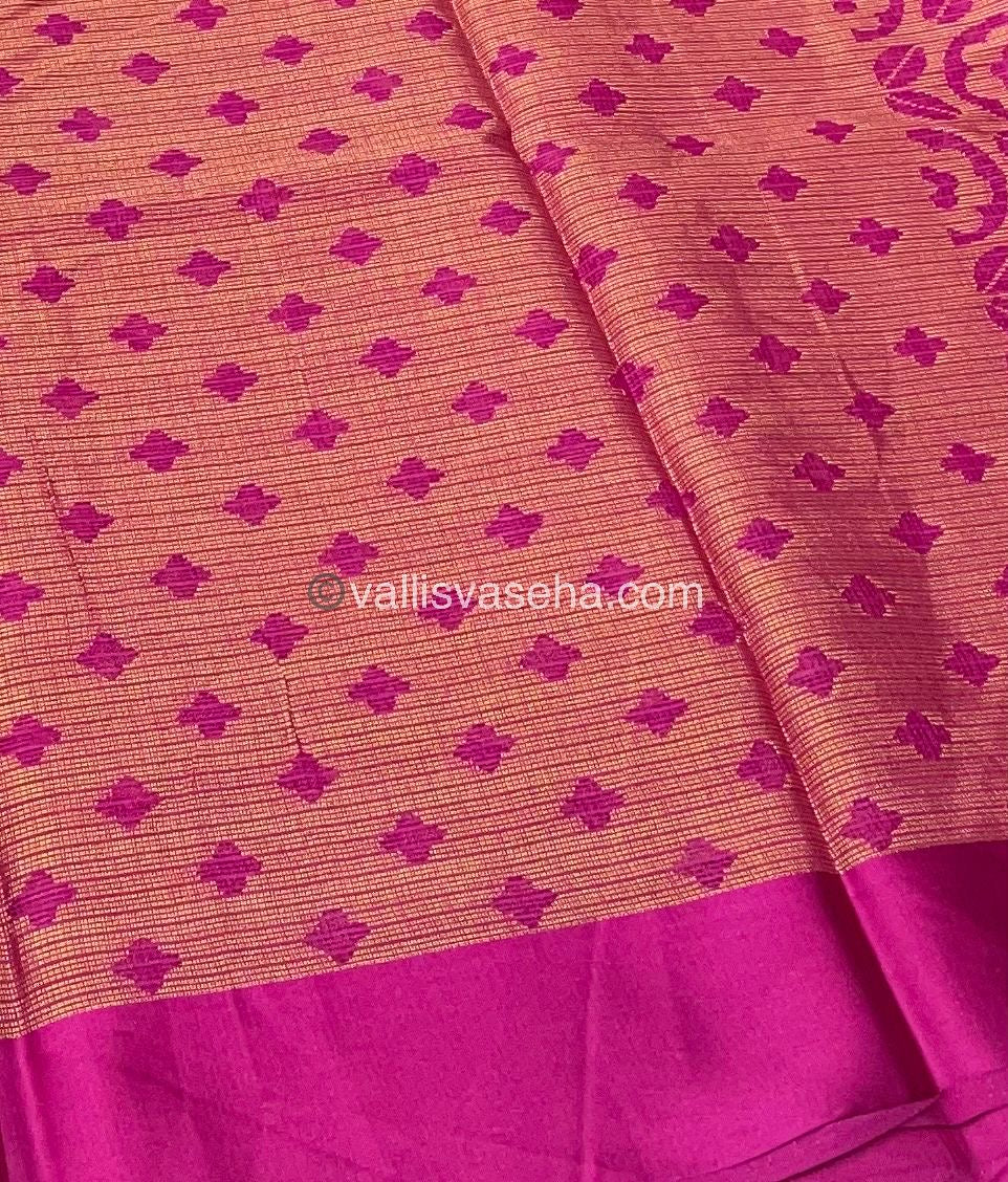 Mixed Cotton Brasso Saree - VVBS001