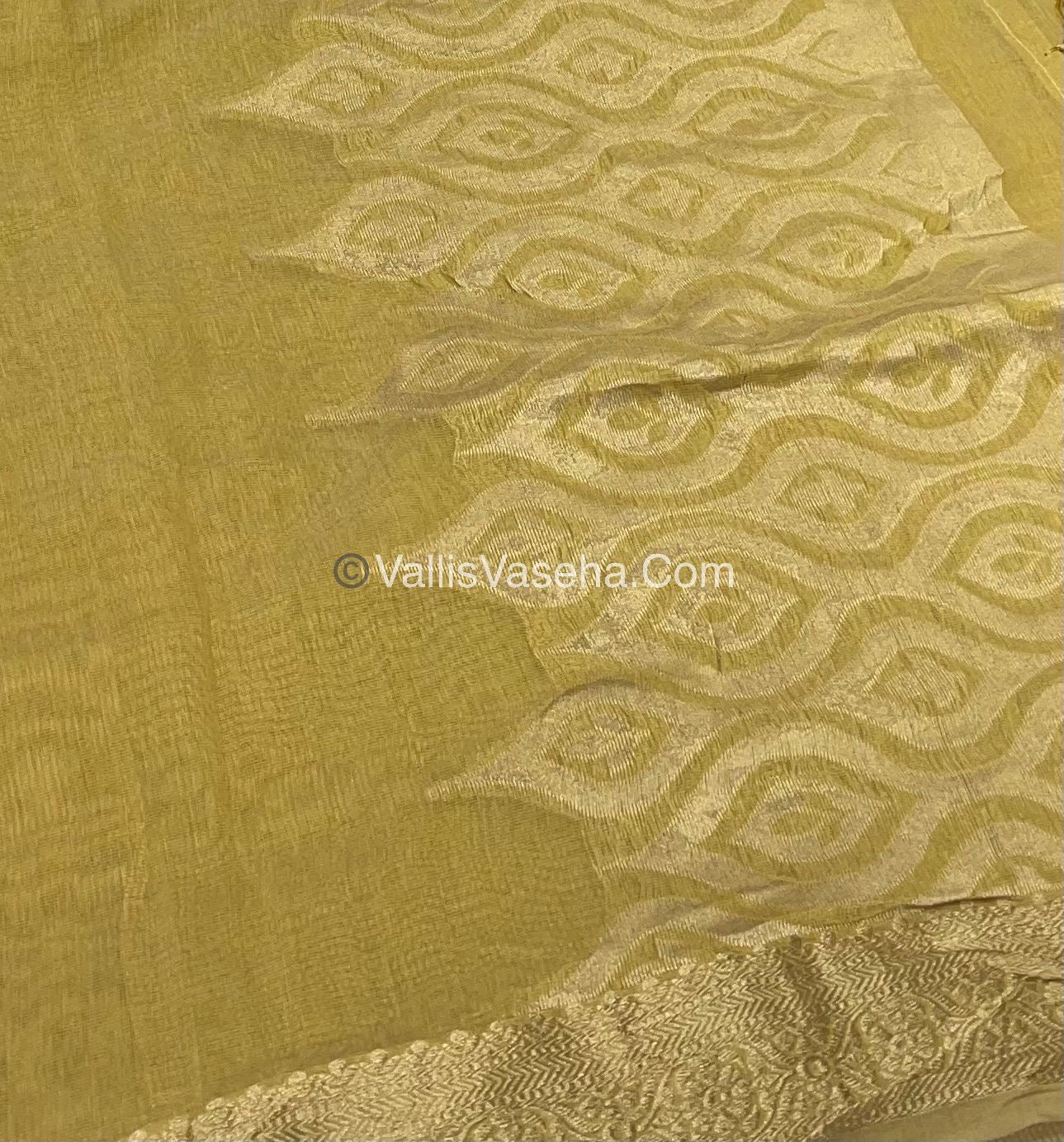 Chanderi Mixed Cotton Saree - VVCMC001