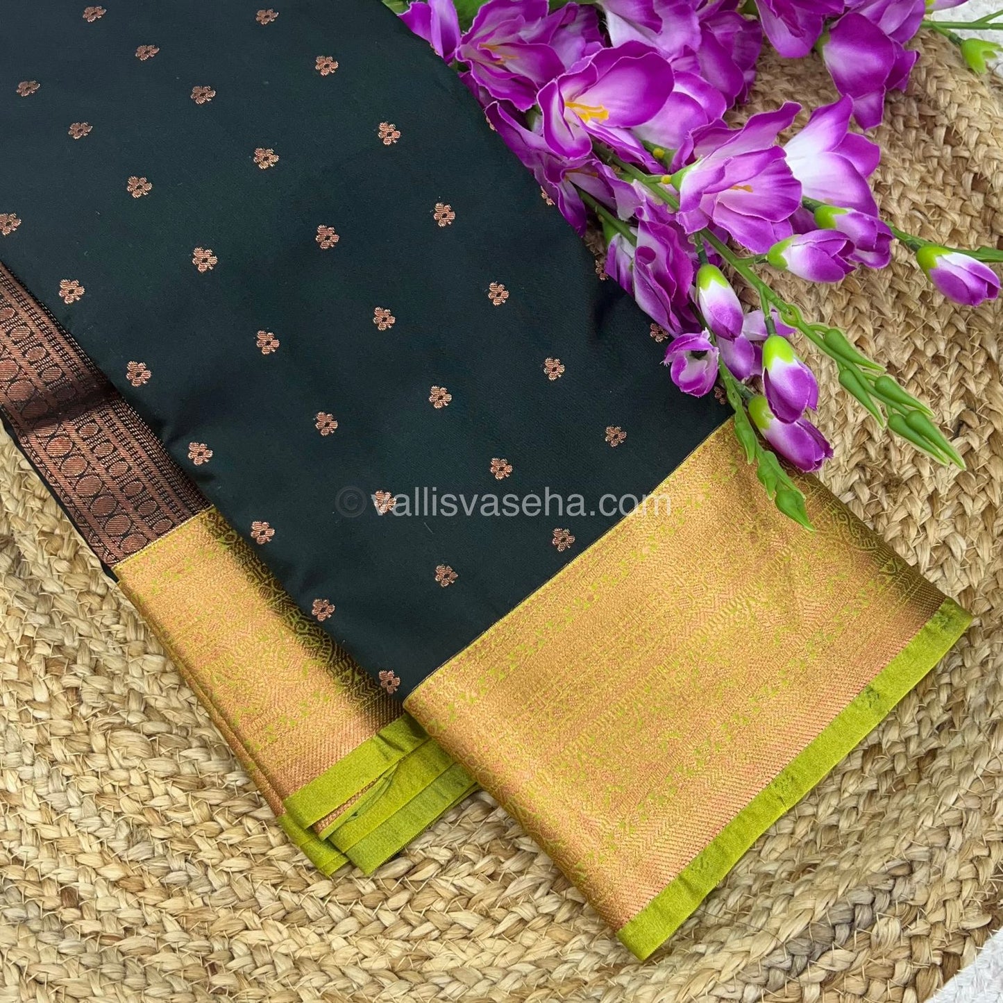 Semi Kanchipuram Soft Silk - 1000 Butta - VVSSS008