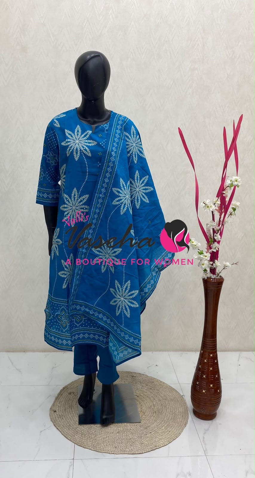 Ready Made - Salwar, Kameez & Duppatta(3pc) - Printed - VVRBS008