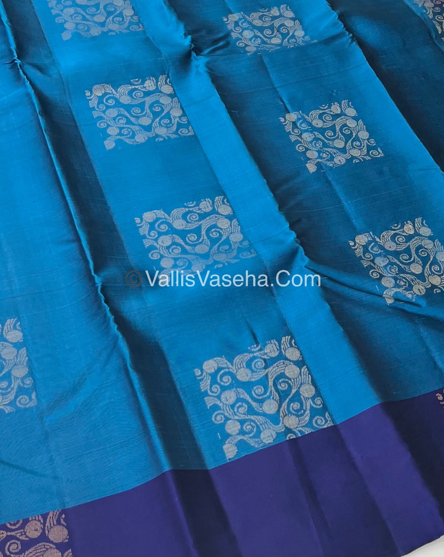 Half Mix - Pure Soft Silk Saree - VVPSS030