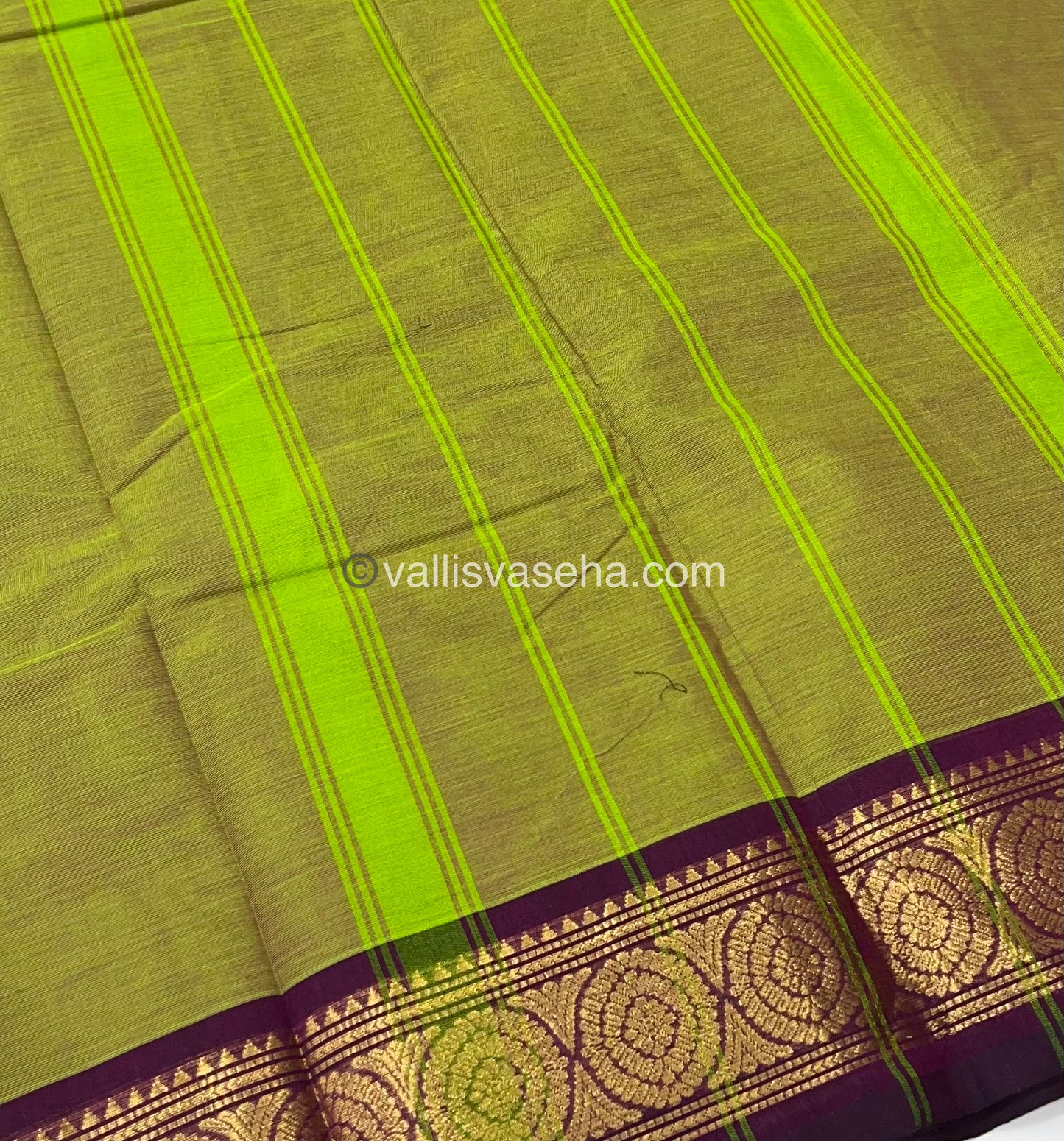 Kanchi Cotton Saree - VVKCS009