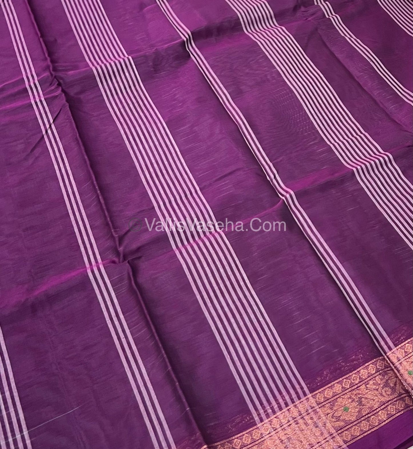 Dhaka Cotton Saree - VVDCS001