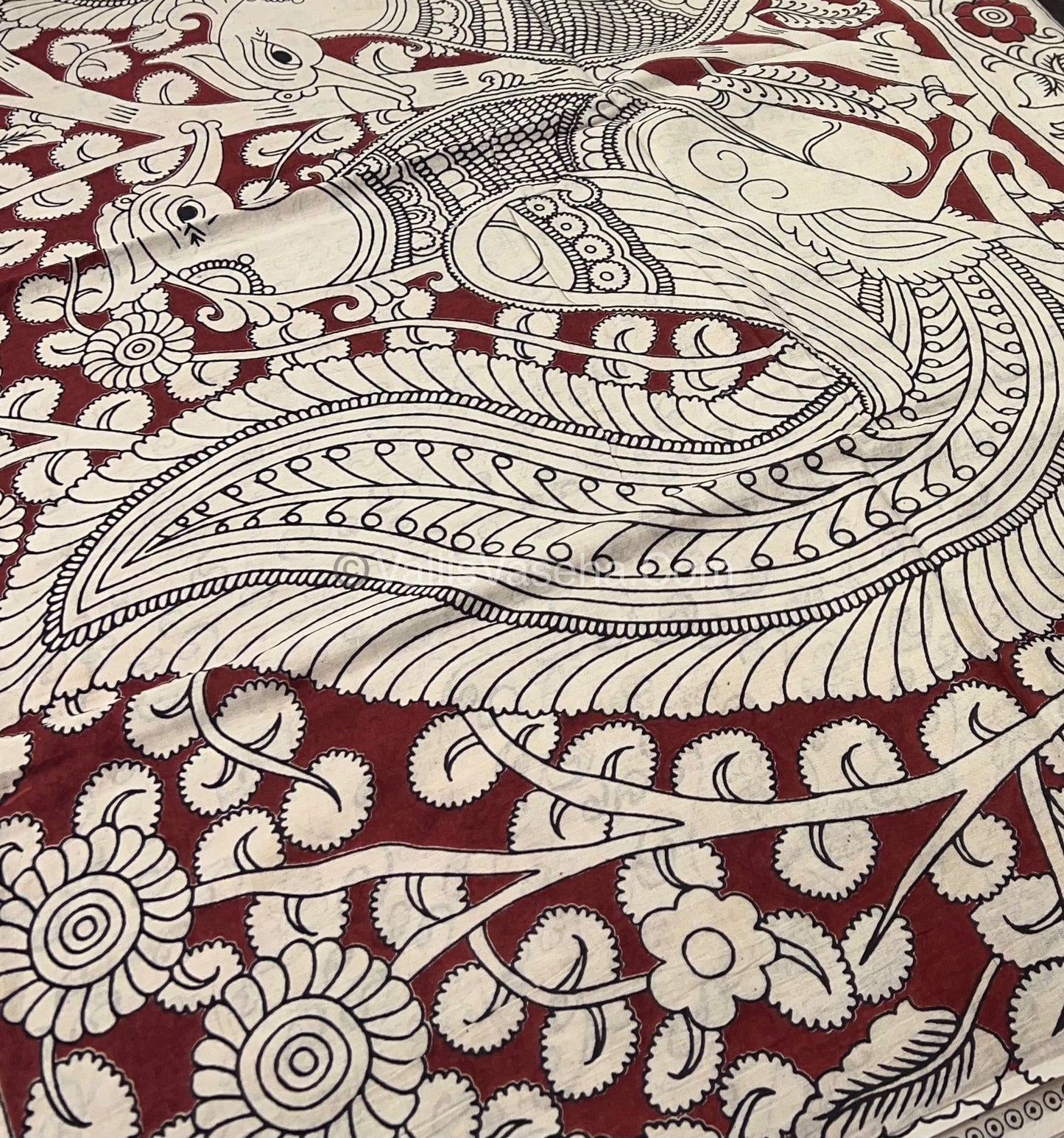 Pure Kalamkari Cotton Saree - VVPKC002