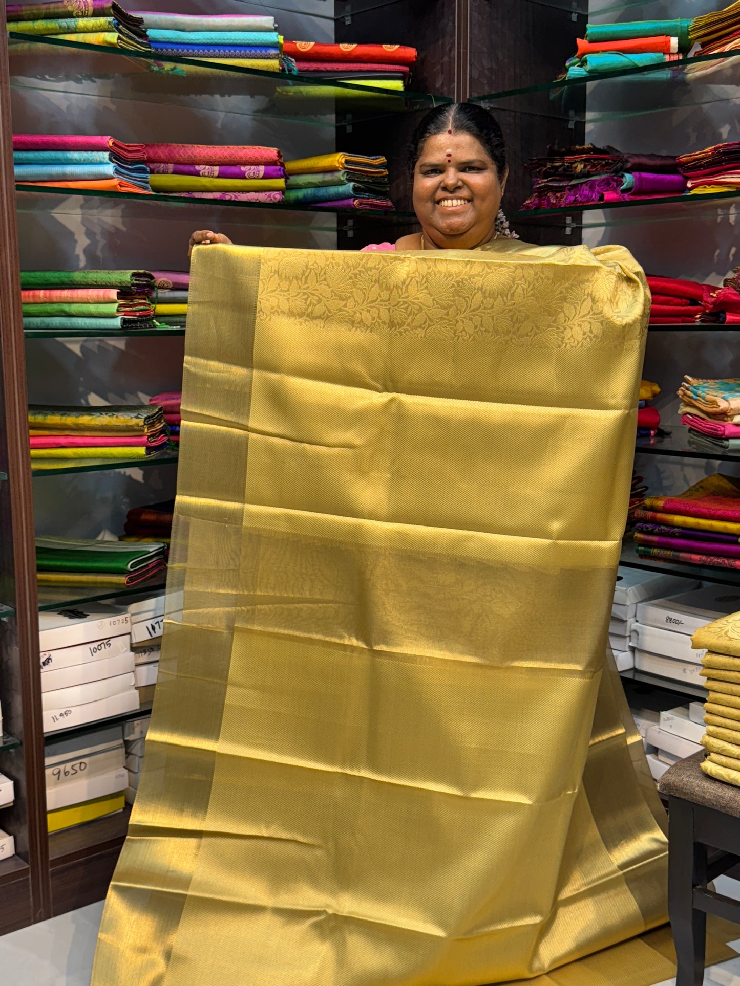 Semi Bridal Tissue Sarees |Celebrity Hit Design | VVCTS001