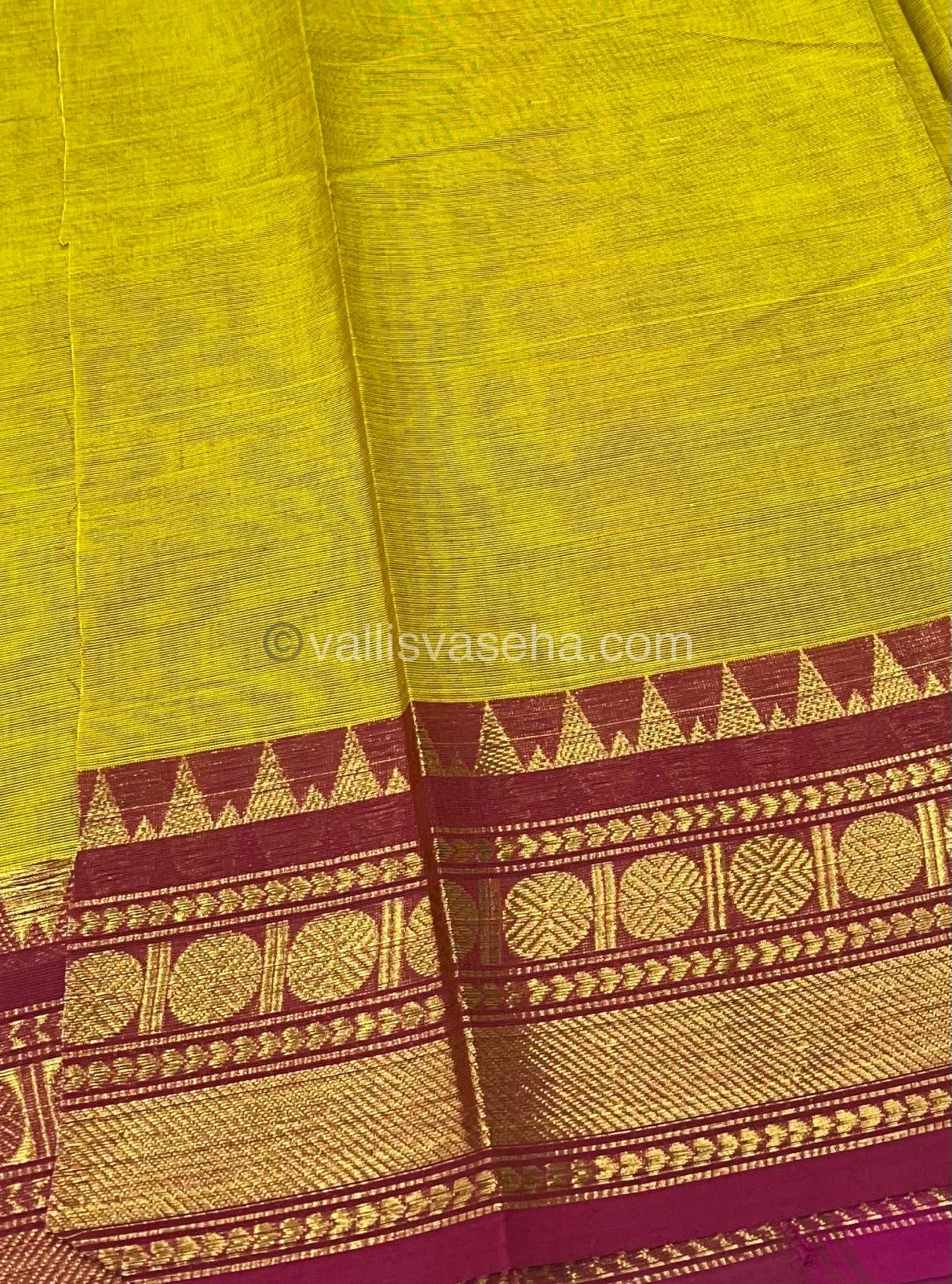 Kanchi Cotton Saree - Butta Design VVKCS008