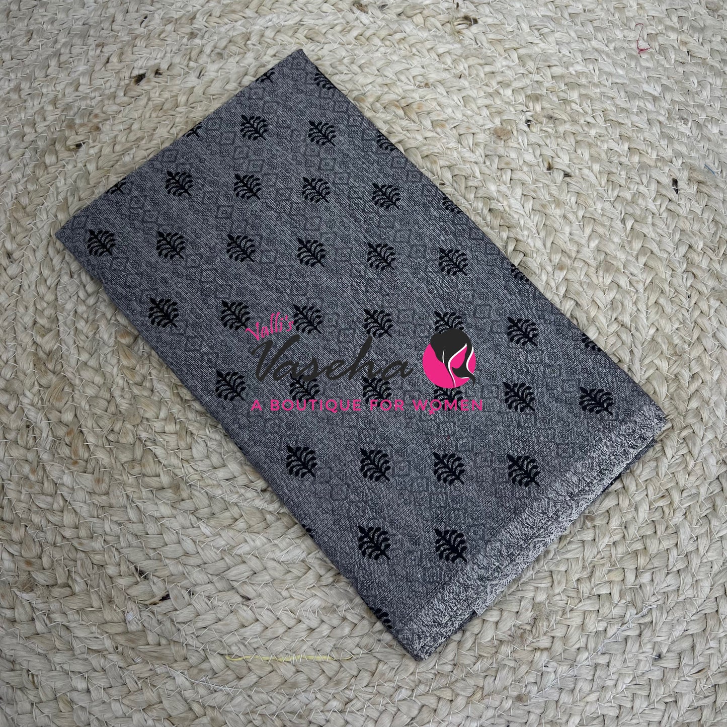 Blouse Bit - Pure Cotton - Self Bobby Print - 1 mtr - VVBB001