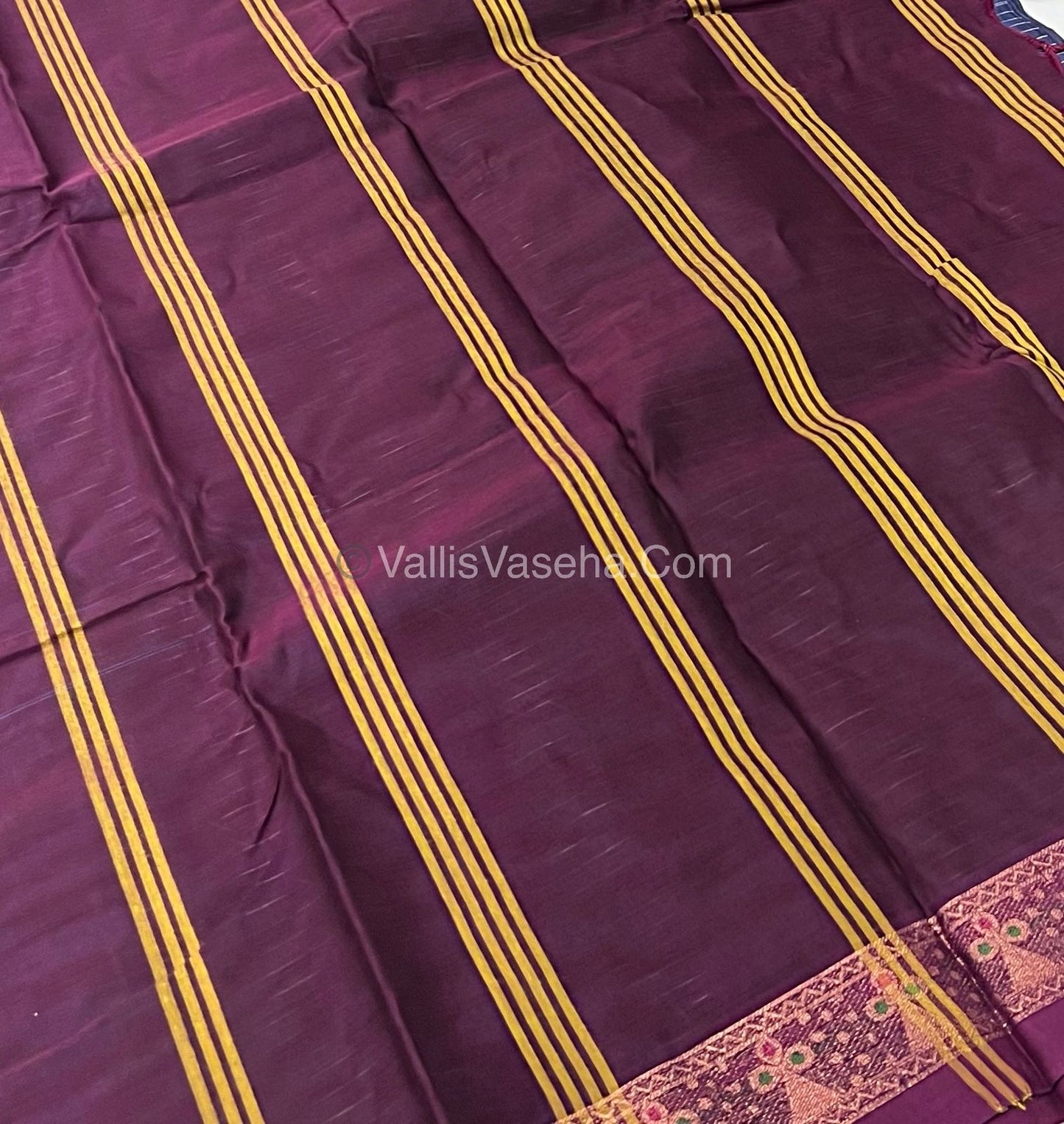 Dhaka Cotton Saree - VVDCS001