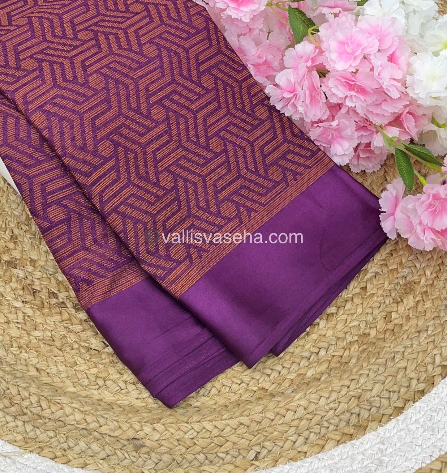 Mixed Cotton Brasso Saree - VVBS001
