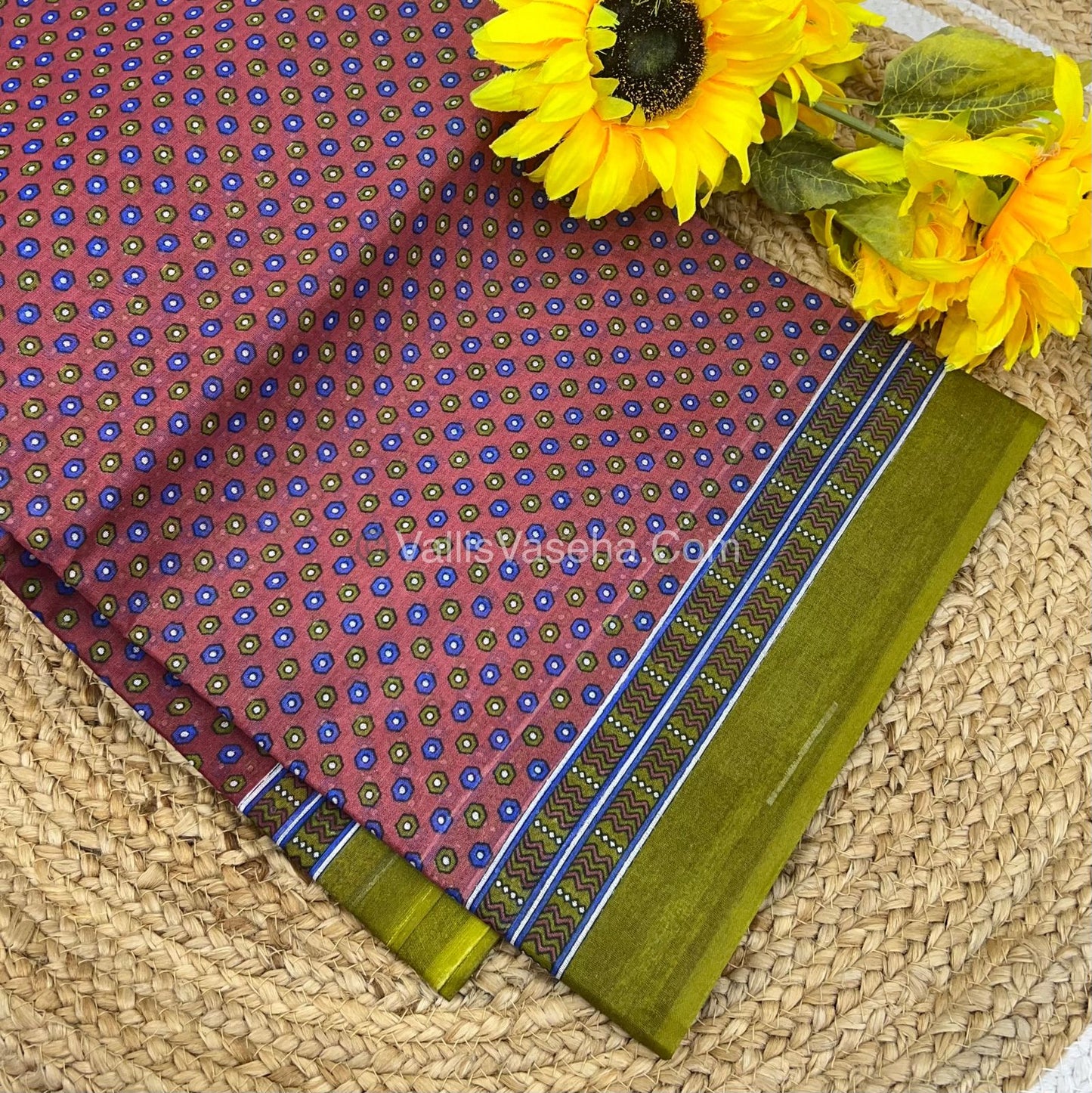 Pure Cotton Voile Saree | VVPVS001
