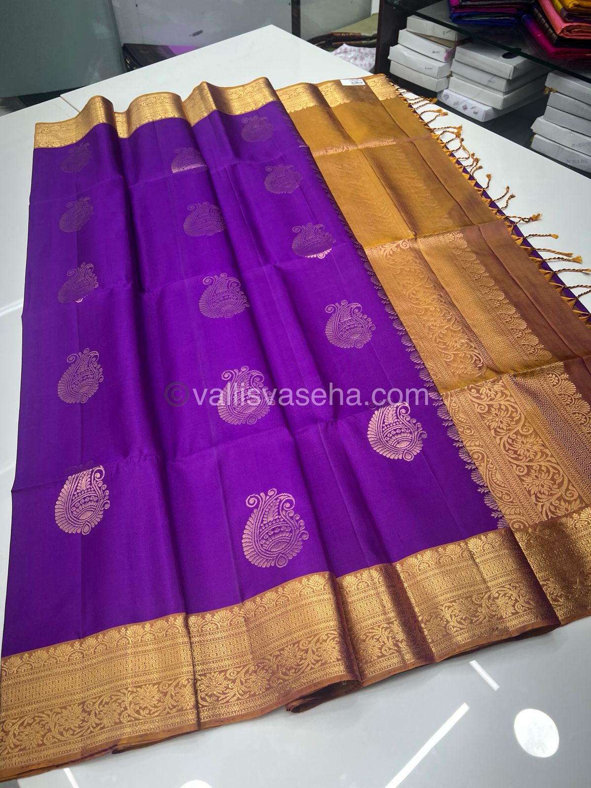 Pure Soft Silk Saree - Kanchi Border - VVPSS015