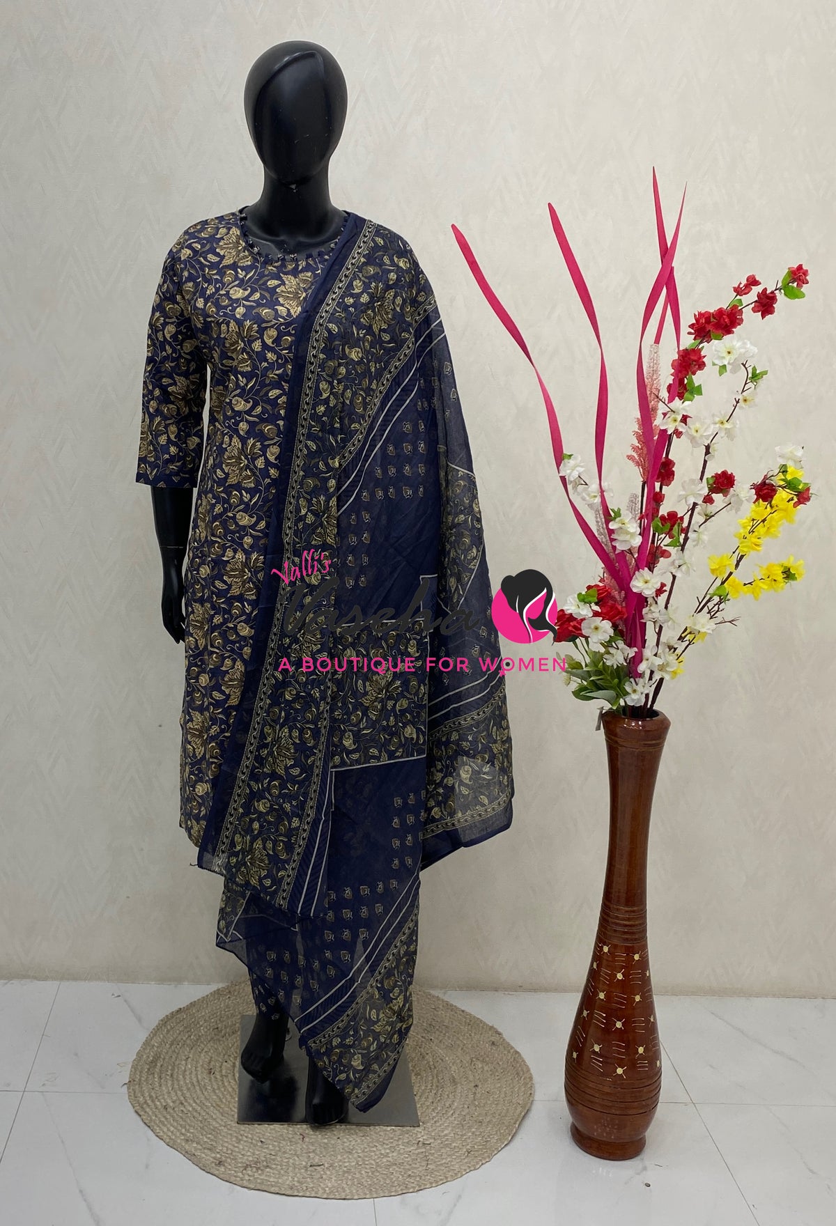 Ready Made - Salwar, Kameez & Duppatta(3pc) - Printed - VVRBS010