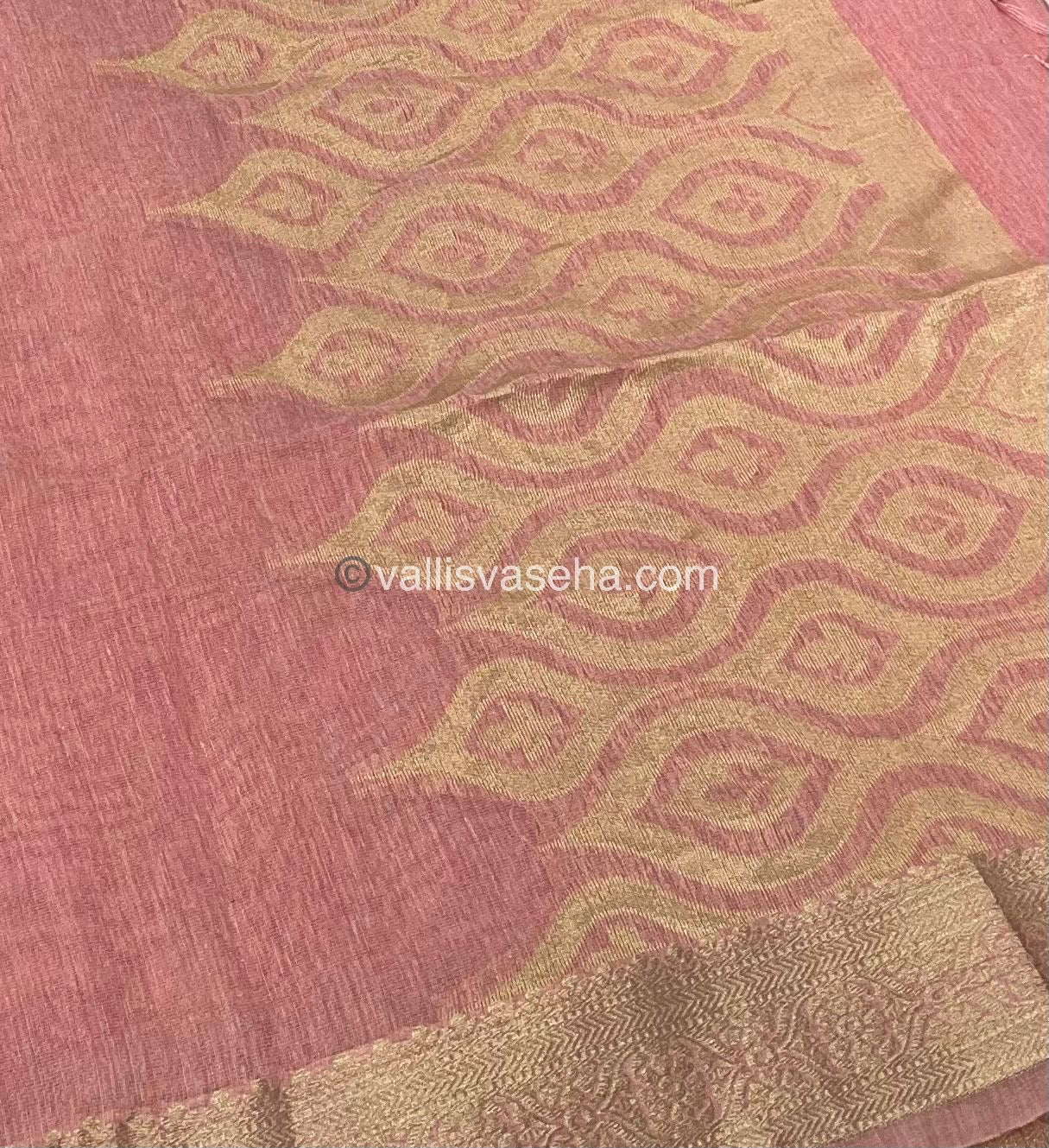 Chanderi Mixed Cotton Saree - VVCMC001