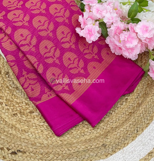 Mixed Cotton Brasso Saree - VVBS001