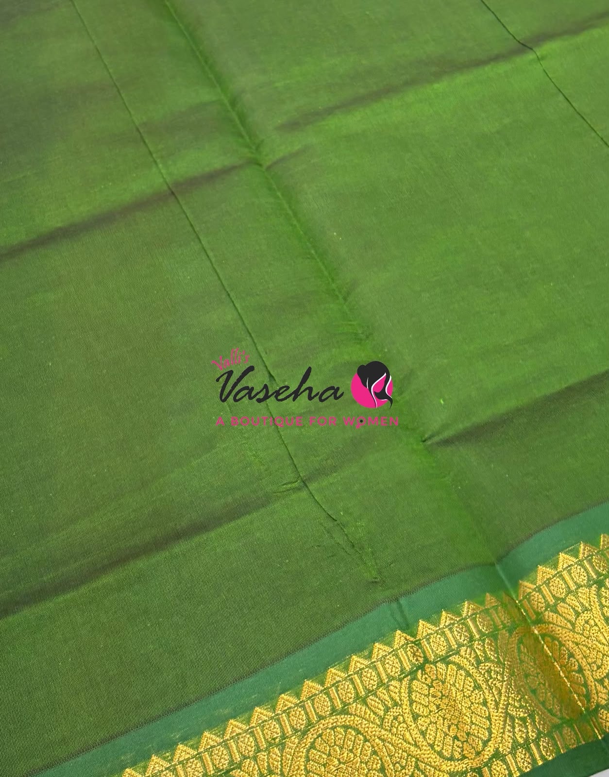 Semi Silk Cotton Saree | Double Leaf Butta Design |VVSSC016