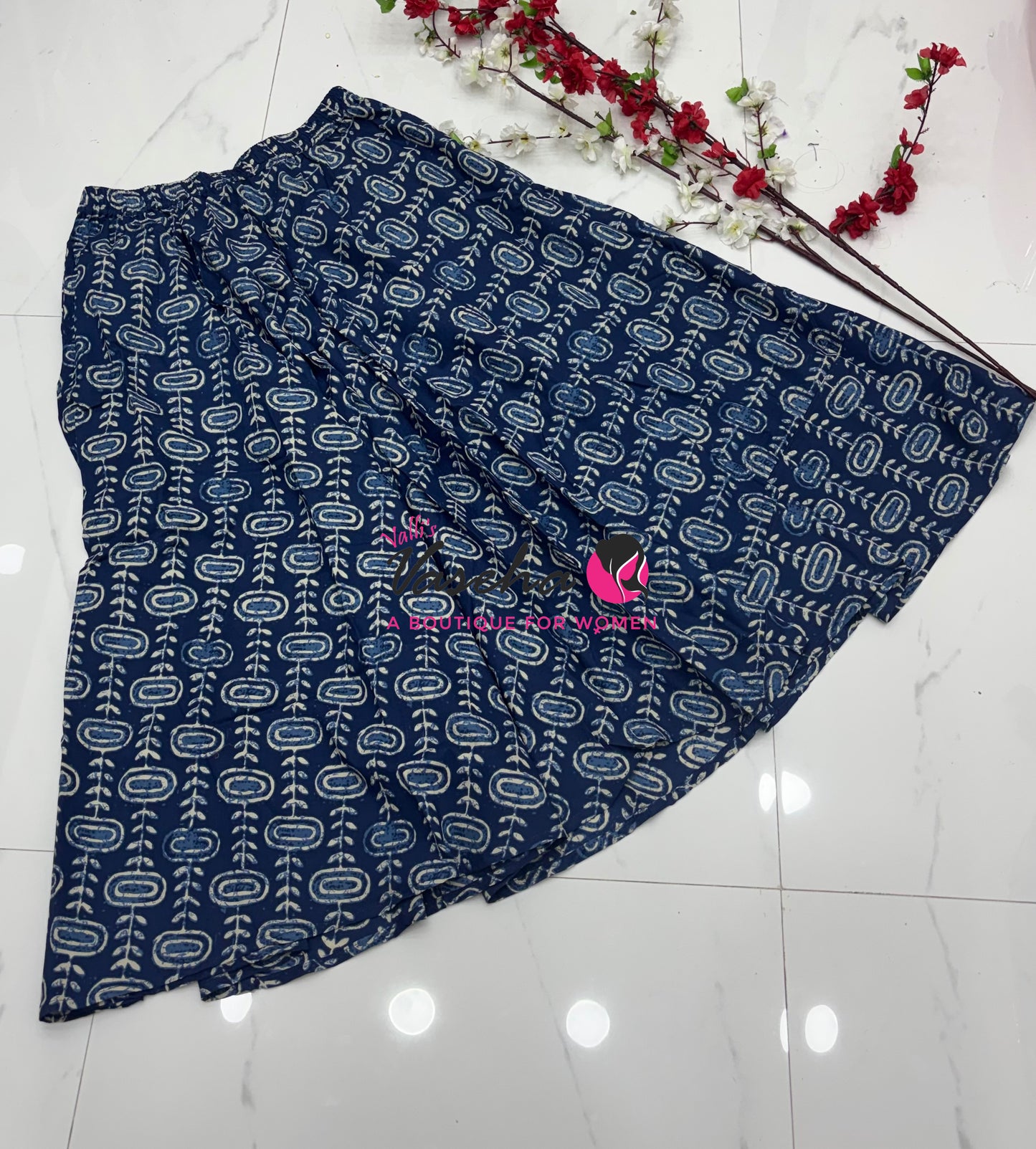 Skirts - Indigo Blue - 2XL Size - VVPS002