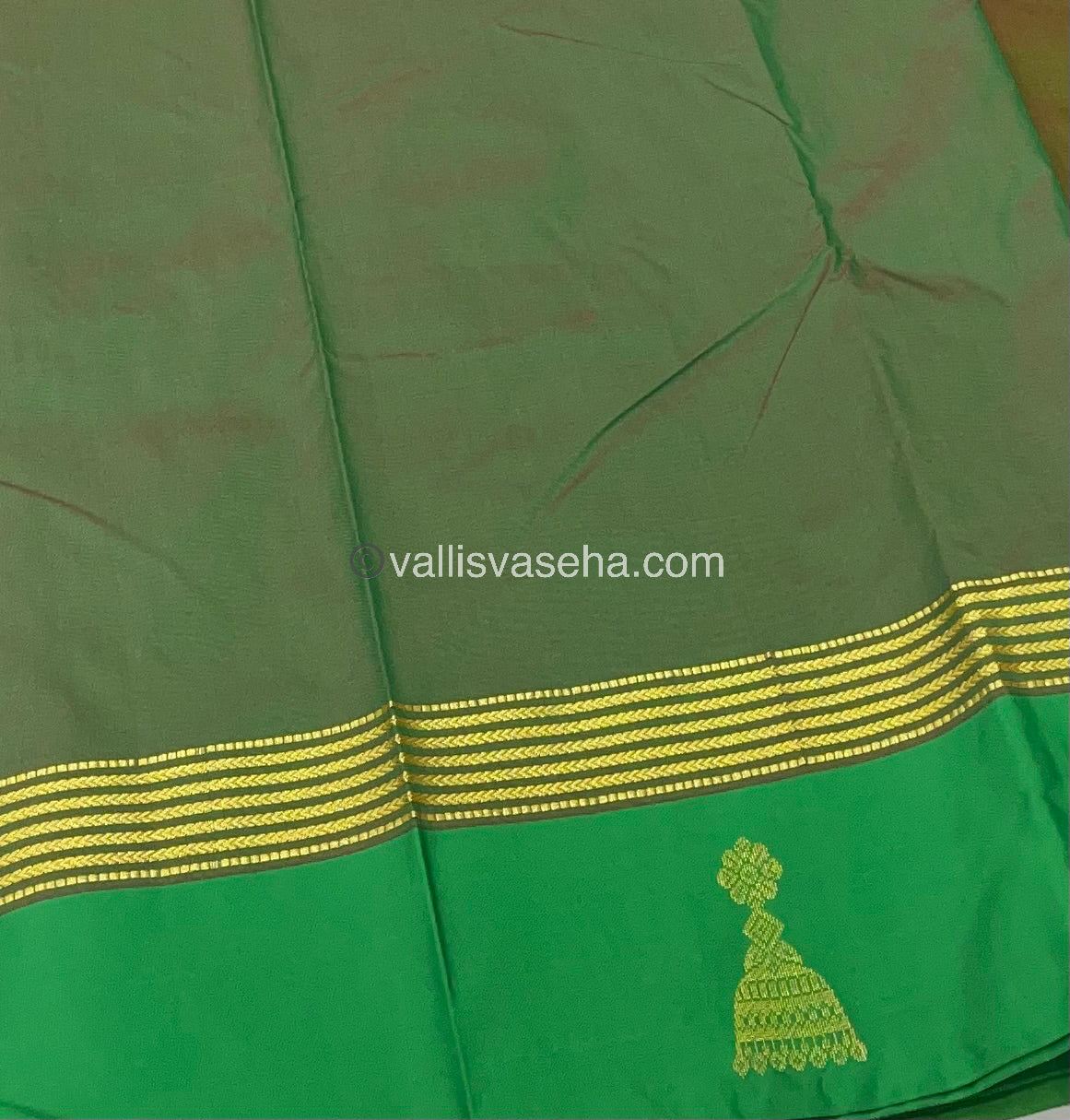 Semi Silk Saree - Kanchi Pattu Style - VVSSS004