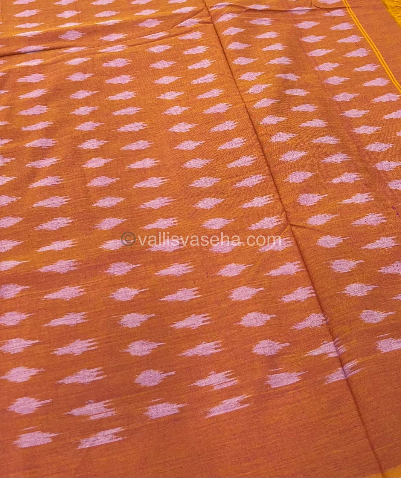 Ikkat Mercerised Cotton Saree - VVIKS001