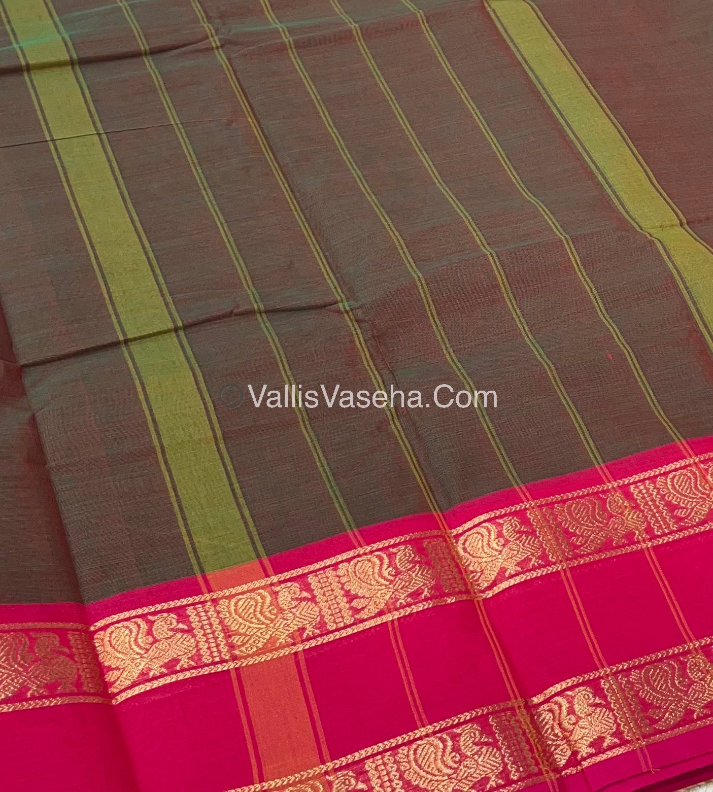 Kanchi Cotton Saree - VVKCS015