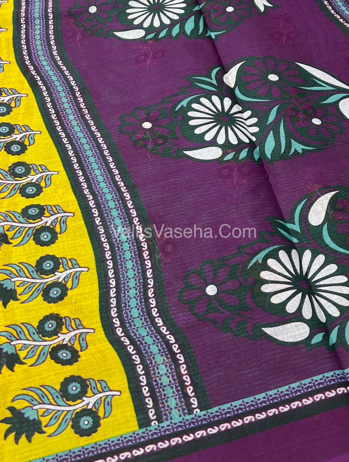 Pure Cotton Voile Saree | VVPVS001