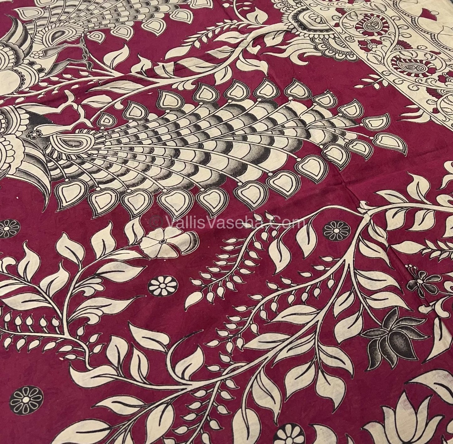 Pure Kalamkari Cotton Saree - VVPKC002