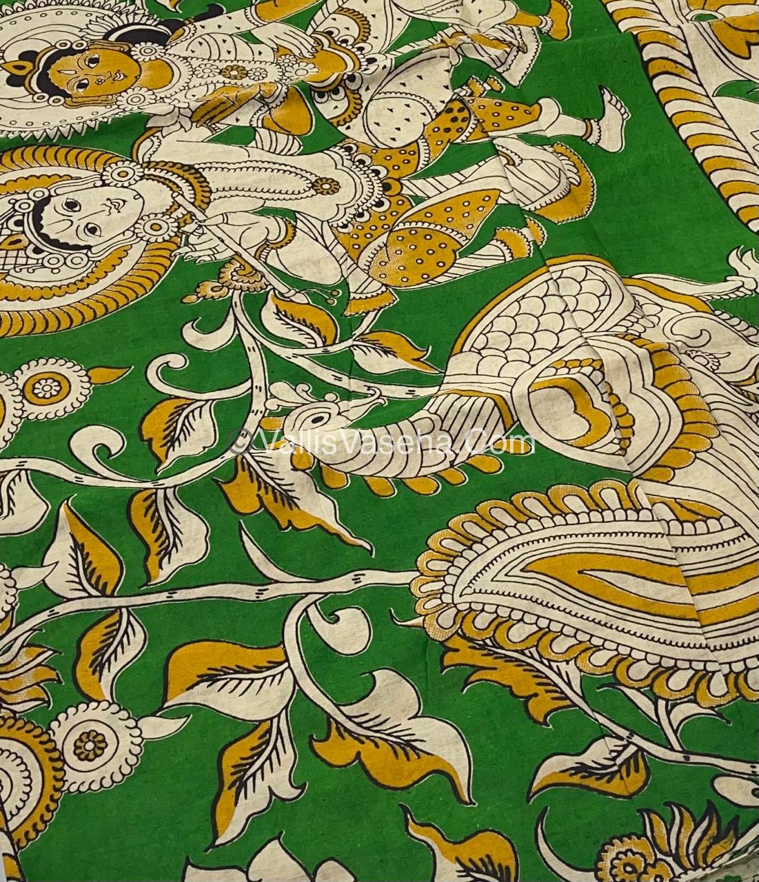 Pure Kalamkari Cotton Saree - VVPKC001