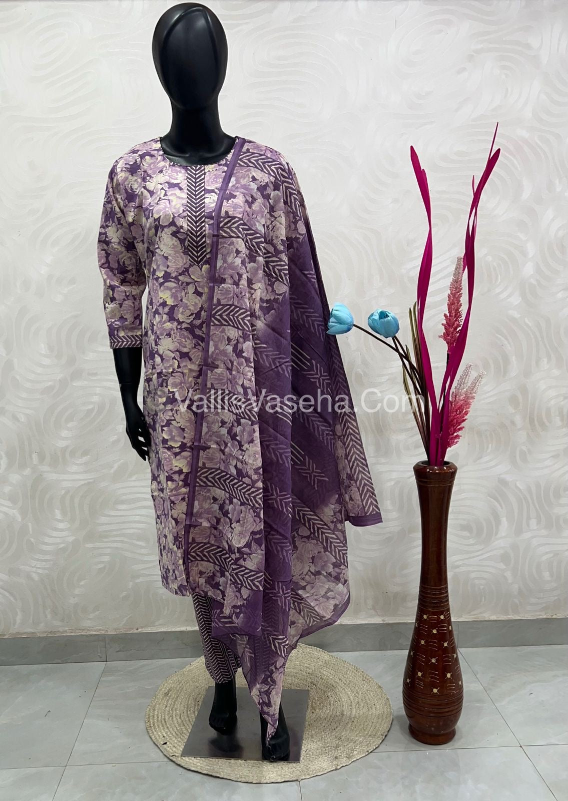Ready Made - Salwar, Kameez & Duppatta(3pc) - Printed - VVRBS002