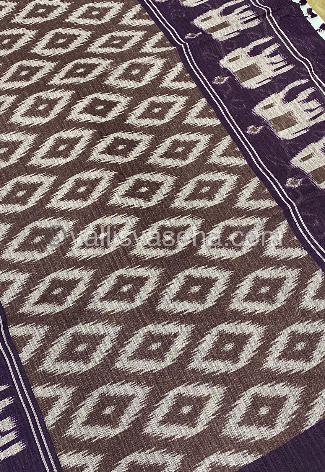 Jute Mixed Cotton Saree | VVJCS001