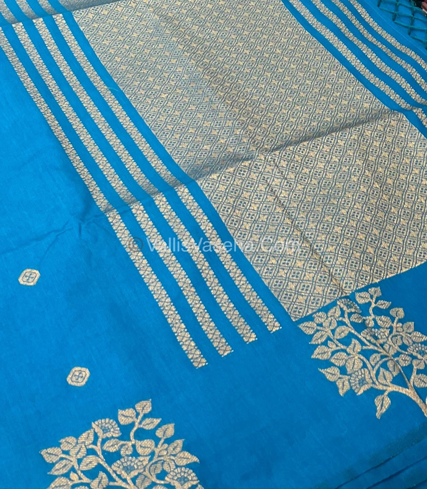 Mulberry Semi Silk - Ramar Blue Shade - VVMSS002